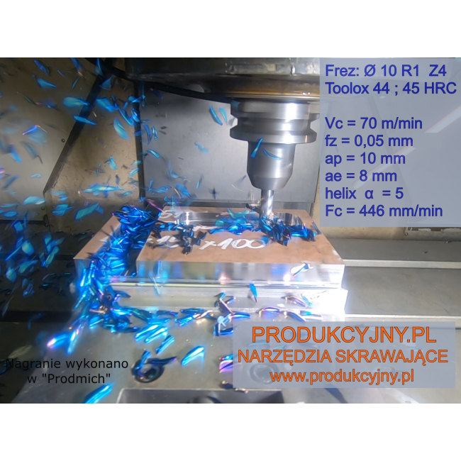Frez z promieniem naroża fi 8 R0,2 ST LINE